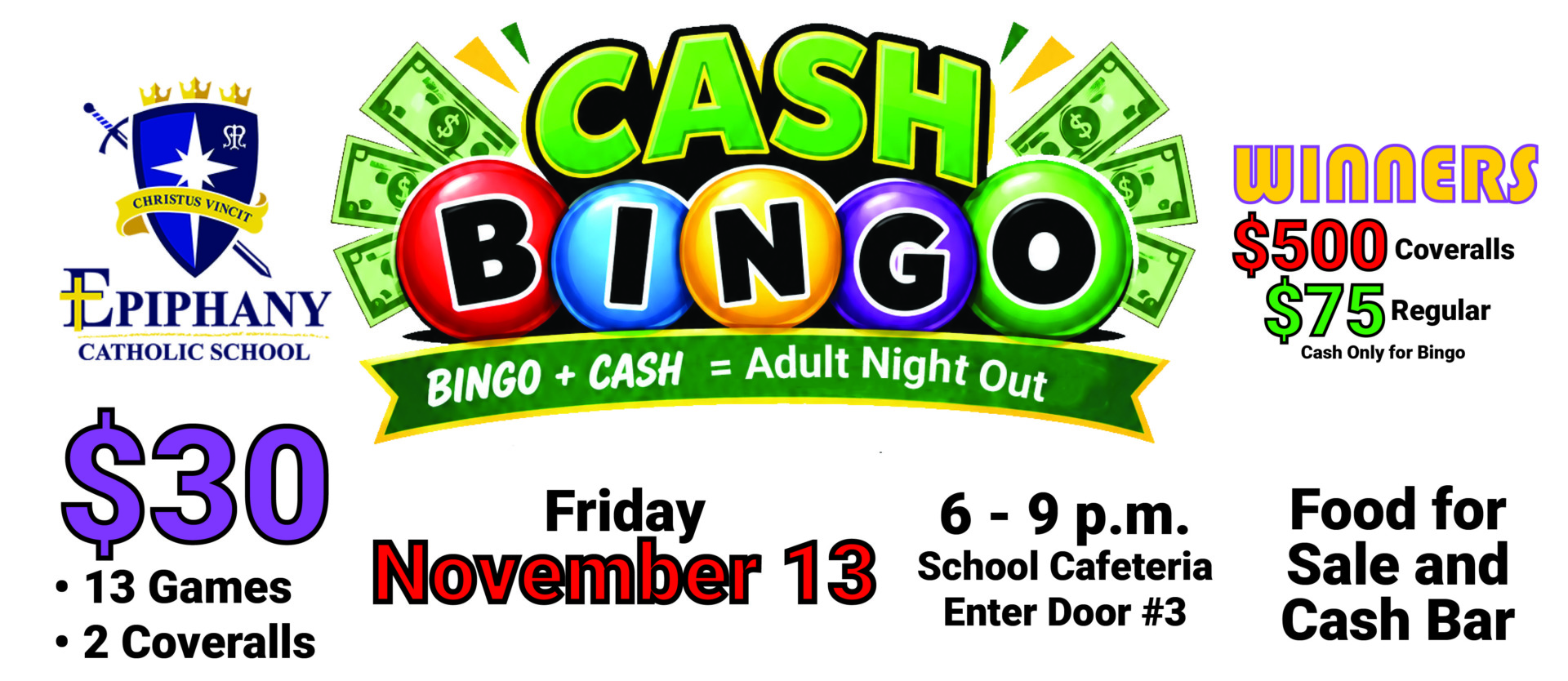 Bingo november half